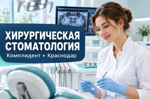 Хирургическая стоматология в Краснодаре — стоматолог-хирург в стоматологии «Комплидент»