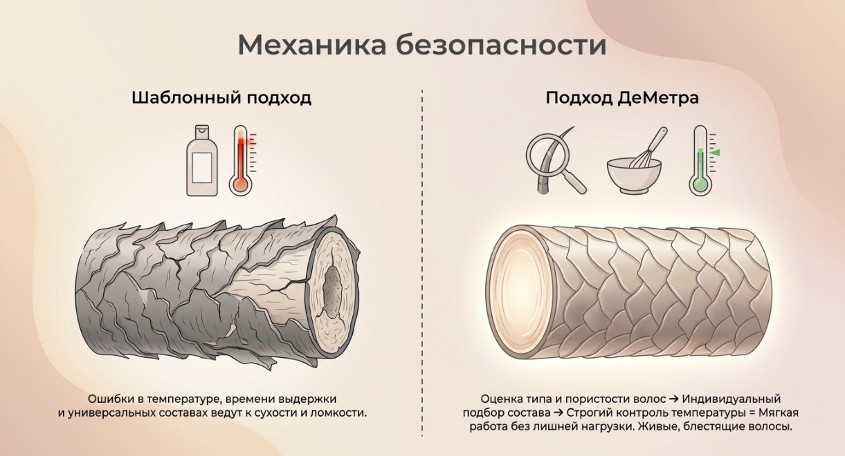 Коллагеновое выпрямление: увлажнение и гладкость