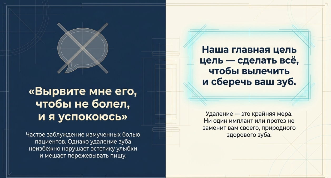 Удаление зубов и зубов мудрости: протоколы и восстановление