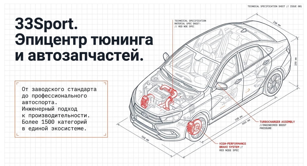 Почему тюнинг ВАЗ остаётся массовым и чем полезен 33Sport